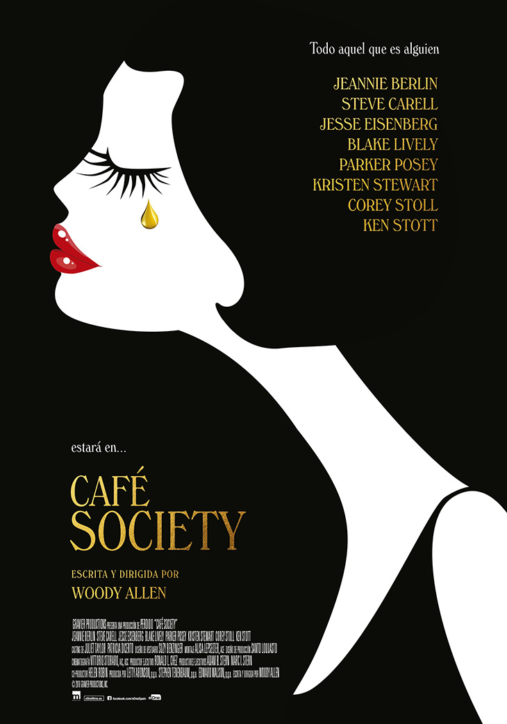 cartel en español de Café Society