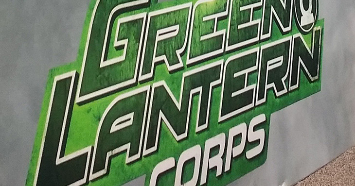 Justice League Logo de los Green Lantern Corps