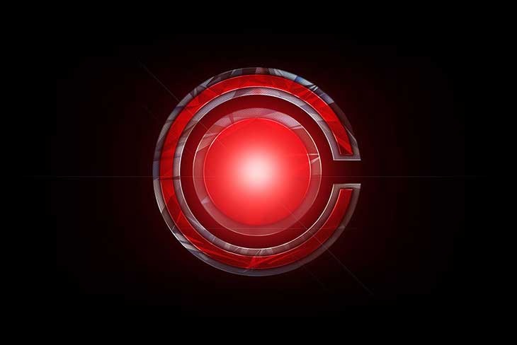 Justice League Logo Cyborg