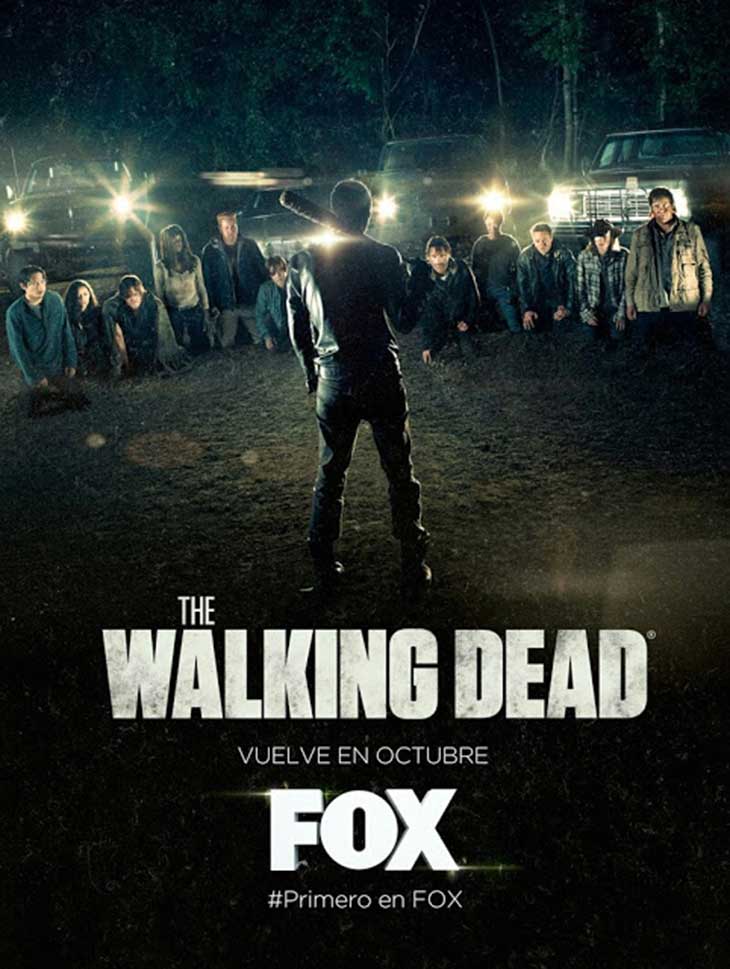 Póster oficial en español de la séptima temporada de 'The Walking Dead'