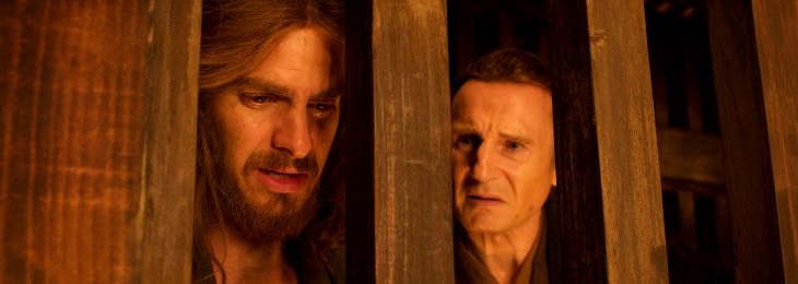 Liam Neeson y Andrew Garfield en 'Silence'