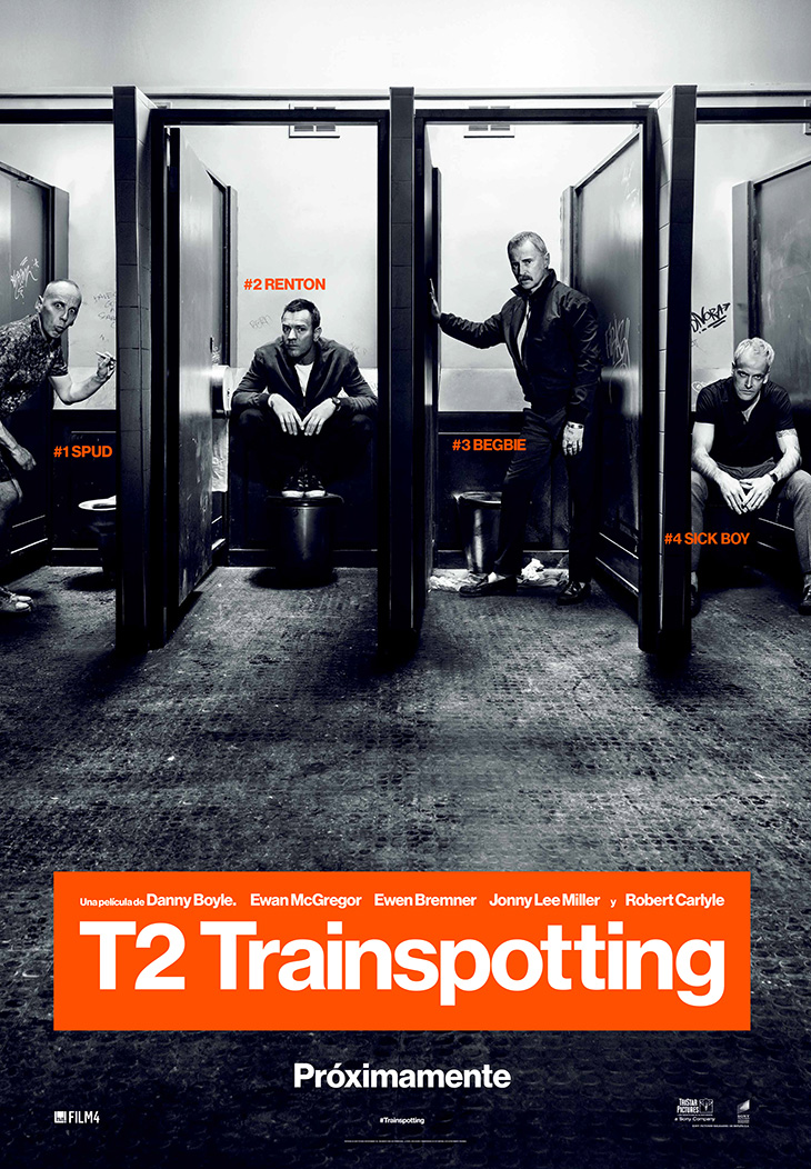 Póster en español de T2: Trainspotting