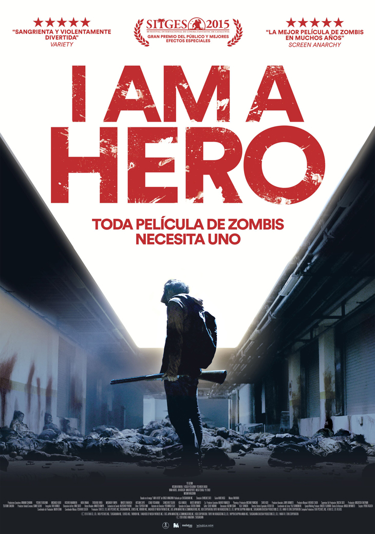 ¡La película de zombis triunfadora en Sitges ‘I Am a Hero’ llega por fin a los cines!
