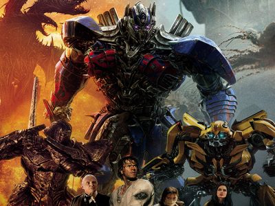 Póster definitivo en español de 'Transformers: el último caballero' destacada