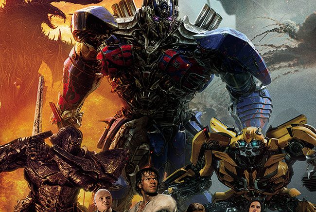 Póster definitivo en español de 'Transformers: el último caballero' destacada