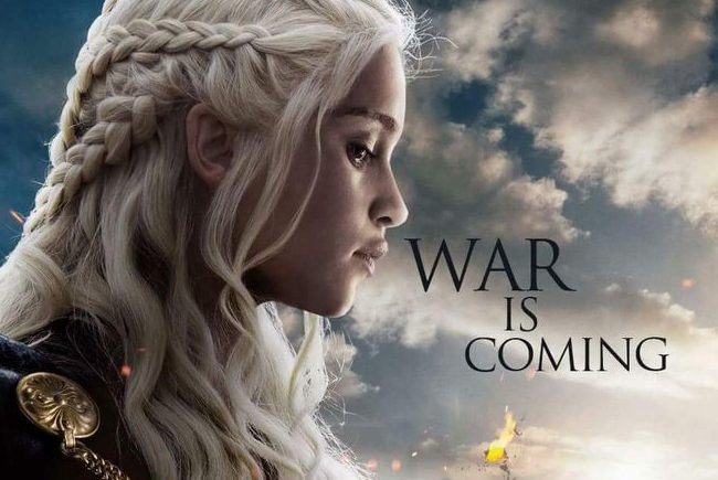 Cartel promocional 'War is coming'