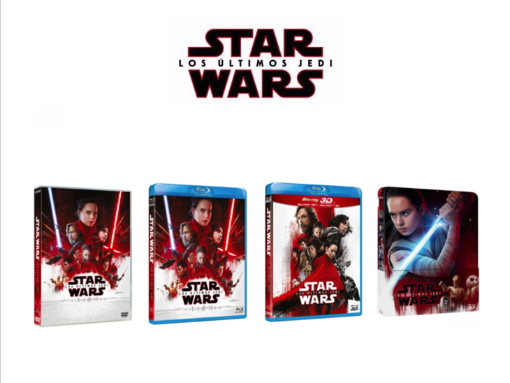 Carátulas de 'Star Wars: los últimos Jedi'