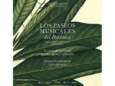 Póster de Paseos Musicales del Botánico destacada