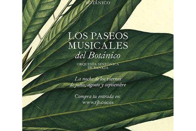 Póster de Paseos Musicales del Botánico destacada