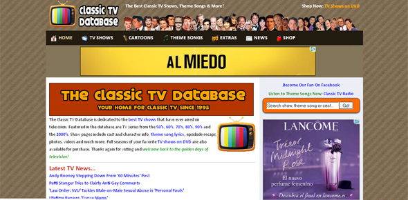 The Classic TV Database