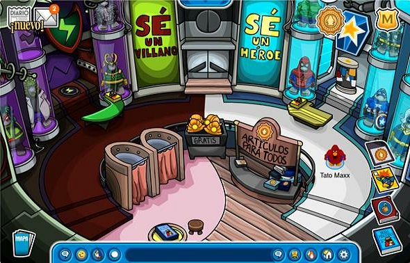 Marvel en el Club Penguin Interior 2