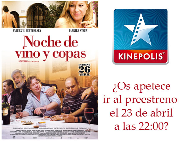 Noche de vino y copas Noche de vino y copas