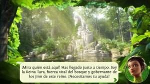 EPIC.App. Primera pantalla del juego