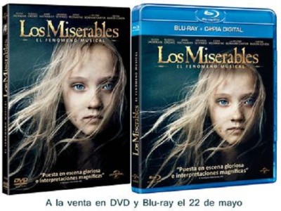 Los Miserables. DVD y Blu-ray