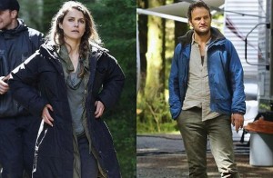 Keri Russell y Jason Clarke durante el rodaje