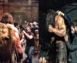 Dwayne Johnson en imágenes del rodaje