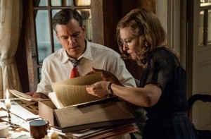 Matt Damon y Cate Blanchett en 'The monuments men'