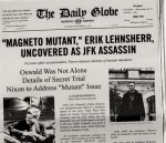 Portada del periódico sobre Magneto y Kennedy