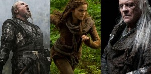 Ray Winstone, Emma Watson y Anthony Hopkins en 'Noah'