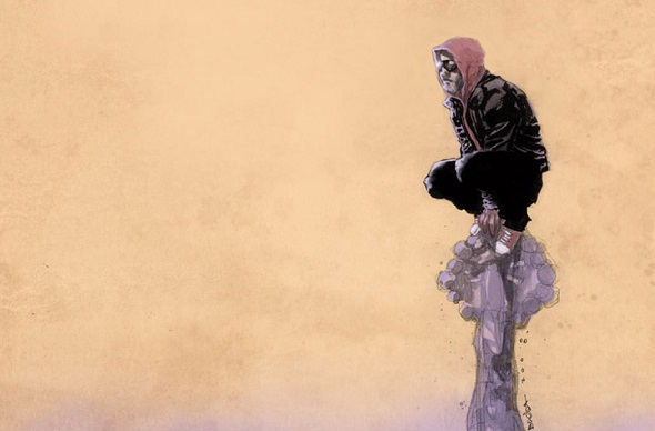 Boceto de storyboard de 'Prodigy-man'