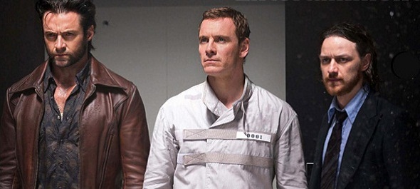 Jackman, Fassbender y McAvoy en 'X-Men: Días del futuro pasado'