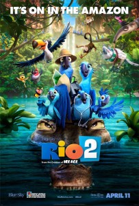 Póster en inglés de 'Rio 2'