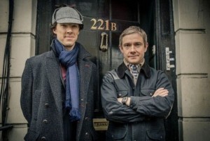 Benedict Cumberbatch y Martin Freeman en 'Sherlock'