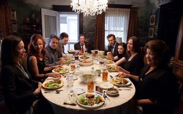 Algunos de los integrantes del reparto de 'Agosto'