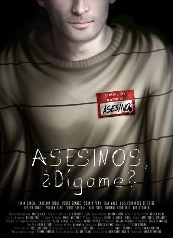 Póster del cortometraje 'Asesinos ¿Dígame?'