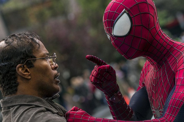 Andrew Garfield y Jaimie Foxx cara a cara en 'The amazing Spider-Man 2: El poder de Electro'