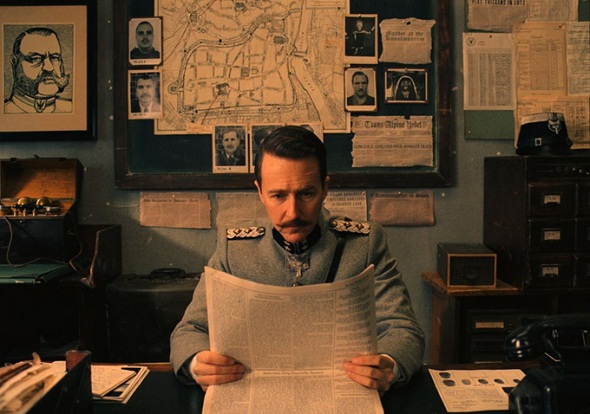Edward Norton en 'El Gran Hotel Budapest' 