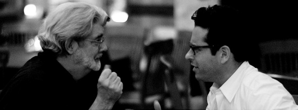 George Lucas conversando con JJ Abrams