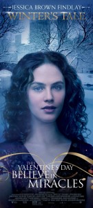 Póster de 'Winter´s tale' con Jessica Brown Findlay