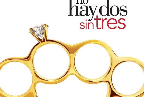 Póster de 'No hay dos sin tres'
