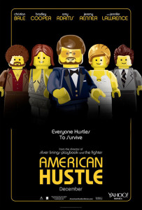 Póster de Lego para 'La gran estafa americana'
