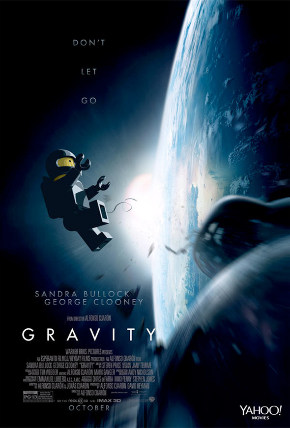 Póster de Lego para 'Gravity'