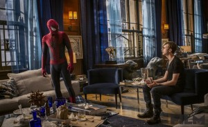 Spiderman con su viejo amigo Harry Osborn
