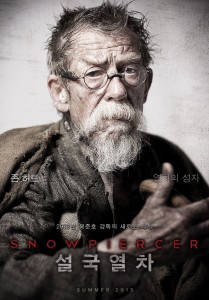 Póster de 'Snowpiercer' con John Hurt