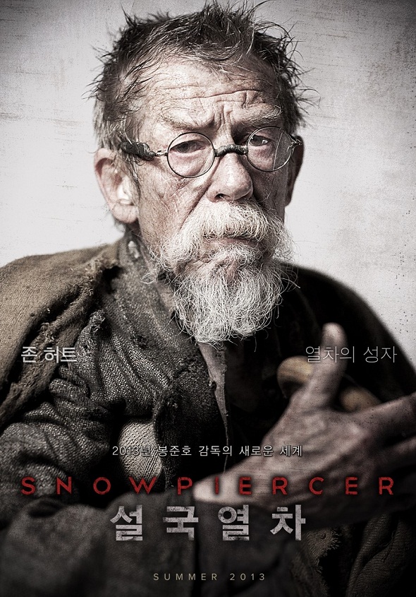 Póster de 'Snowpiercer' con John Hurt