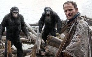 Confrontación en 'El amanecer del planeta de los simios'