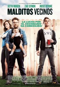 Póster español de 'Malditos vecinos'