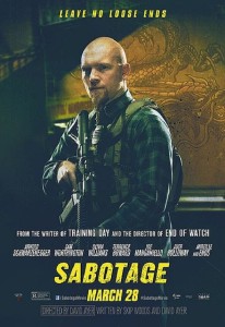 Póster de 'Sabotage' con Sam Worthington