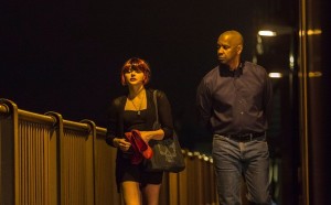 Denzel Washington y Chloë Grace Moretz en 'The equalizer'