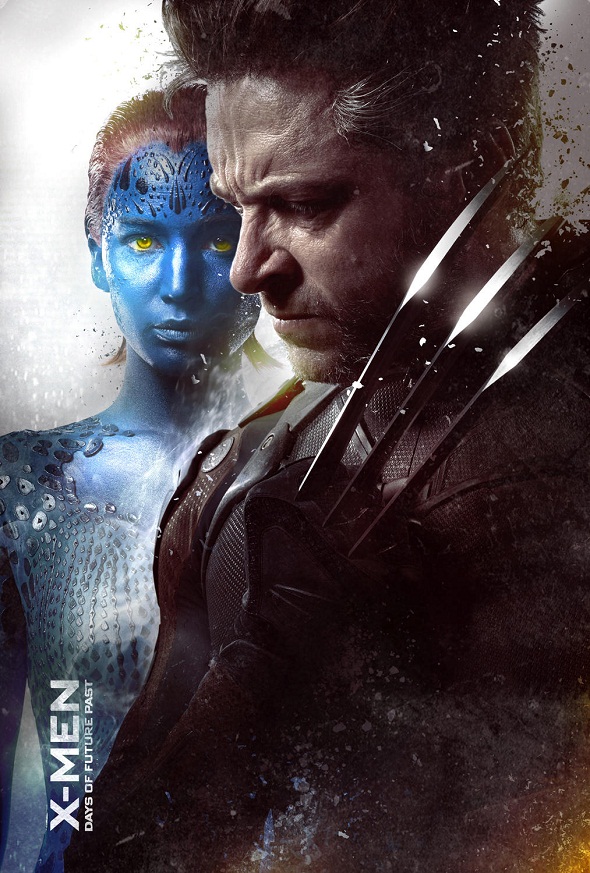Lobezno y Mística en el nuevo póster de 'X-Men: Días del futuro pasado'