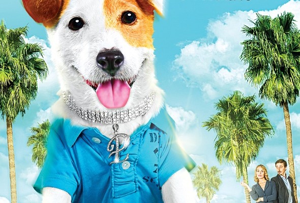 Pancho, el perro millonario. Póster de la película