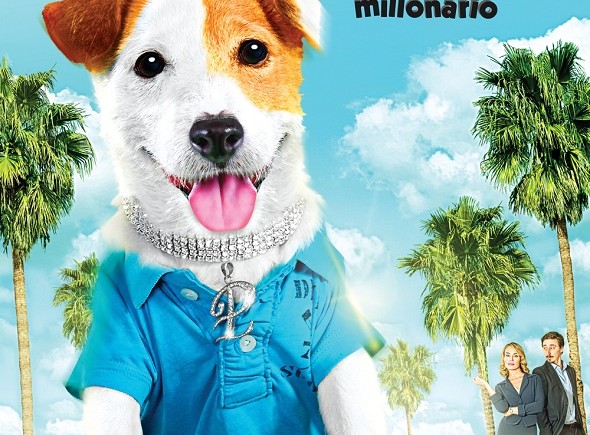 Pancho, el perro millonario. Póster de la película