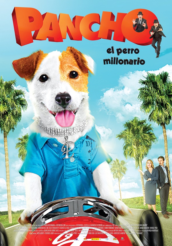 Pancho, el perro millonario. Póster de la película
