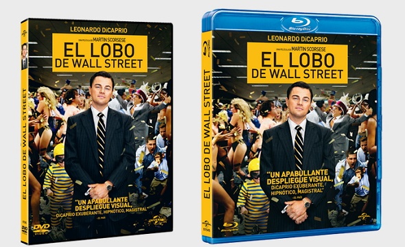 El lobo de Wall Street. Edición DVD y BD