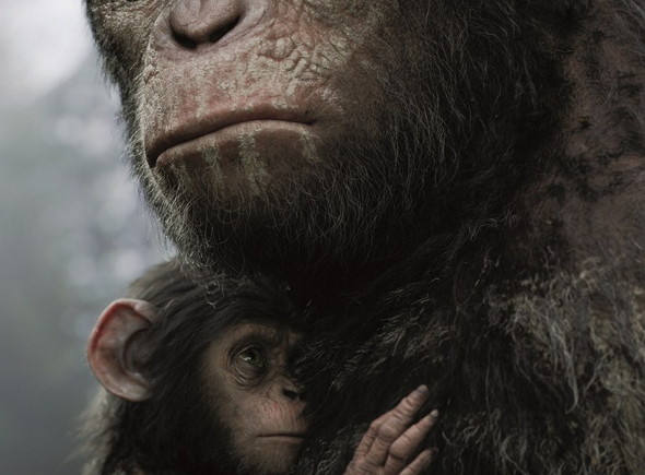 Póster en español para 'El amanecer del planeta de los simios'