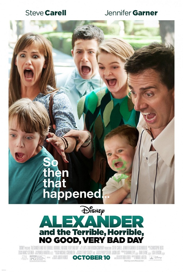 Póster de 'Alexander and the terrible, horrible, no good, very bad day' 